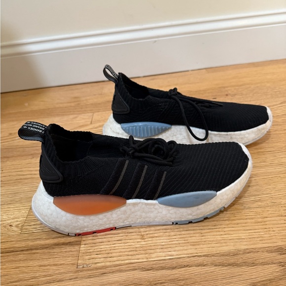 adidas NMD W1 Core Black Cloud White Clear Sky (Women's) - Picture 3 of 7